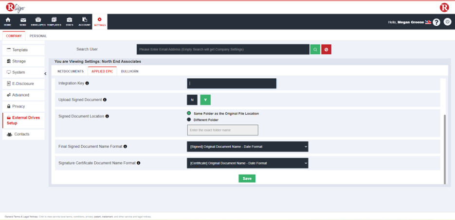 RSign® service for Applied Epic - Setup Guide – Help Center