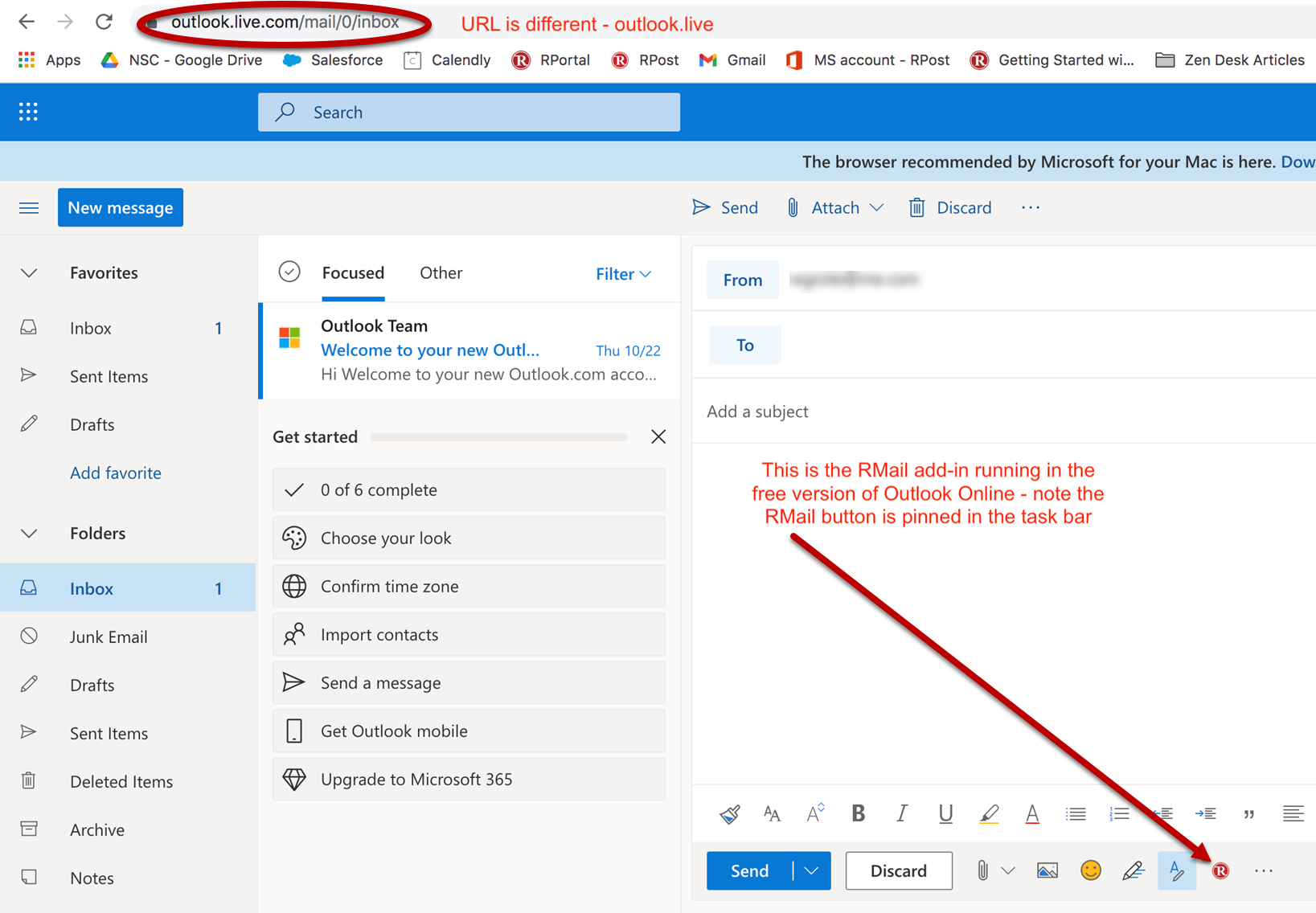 Changing the Belongs to email address in Office 365 for Mac