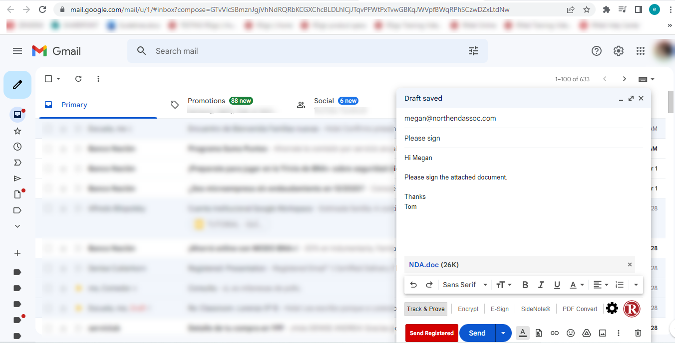 Step-by-Step guide to E-Sign using RMail for Gmail – Help Center