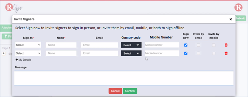 RForms - Static Link Templates for Multiple Signers – Help Center